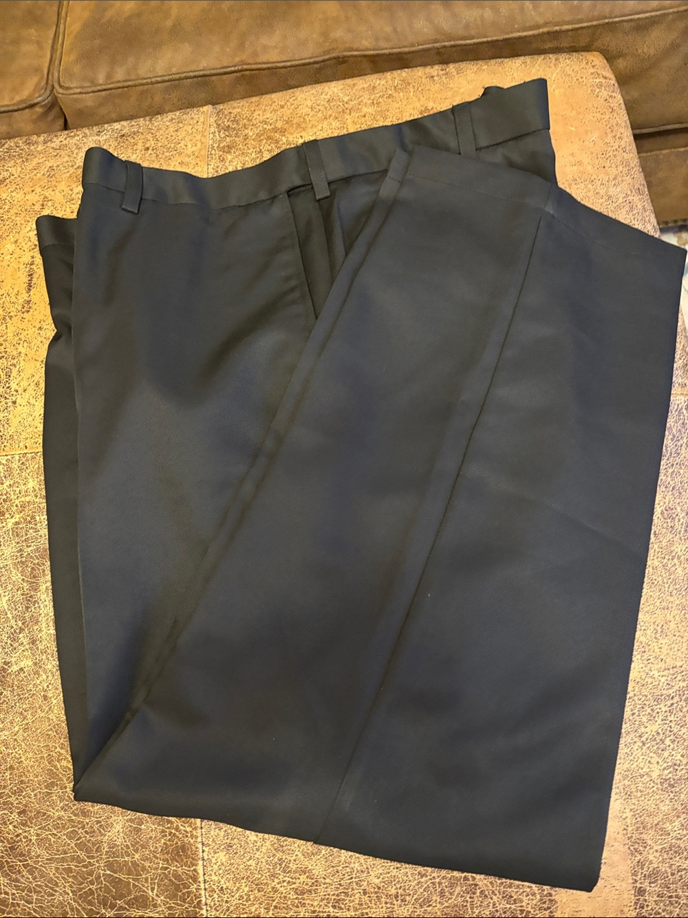 Haggar Men's Black Flat Front Shorts